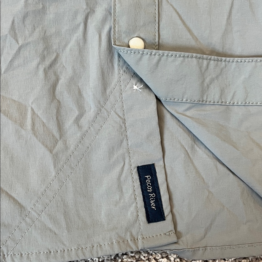 Magellan Outdoors Men's Gray Button Down Shirt - Picture 4 of 5